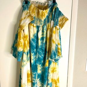 off the shoulder dress